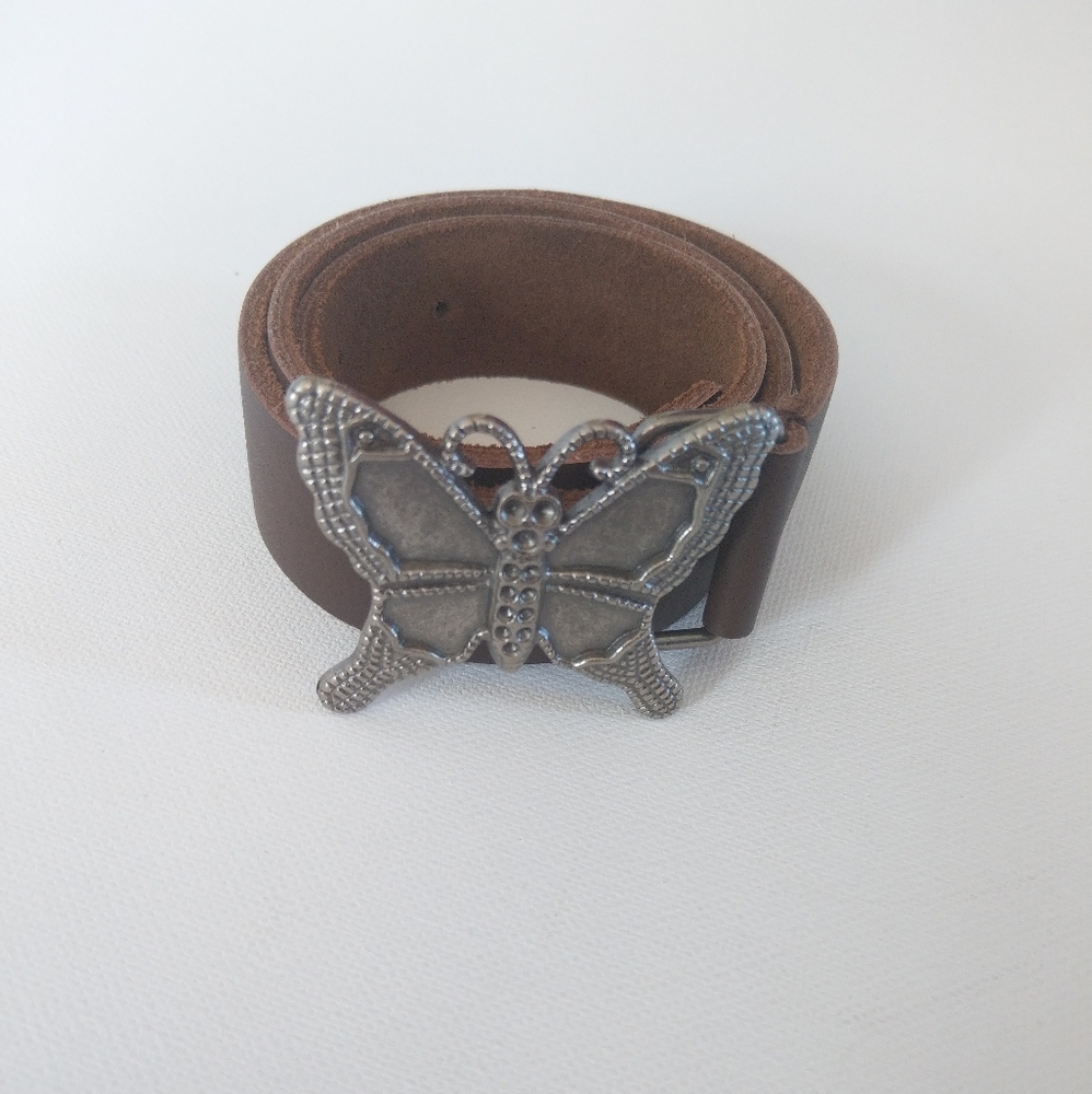 Oshkosh boho brown butterfly belt, Size S/M